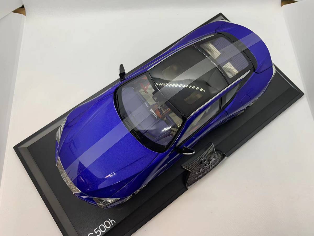 レクサス特注 1/18 レクサス LEXUS LC 500h ブルー J01-3-005_画像6