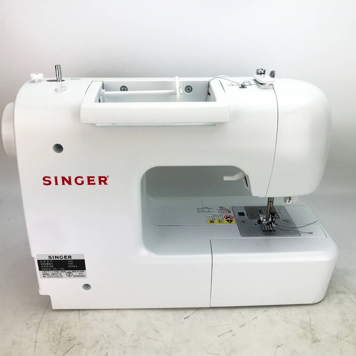 １ヶ月修理保証付】SINGER CPUミシン SN-777α 整備品 公式サイト 10075