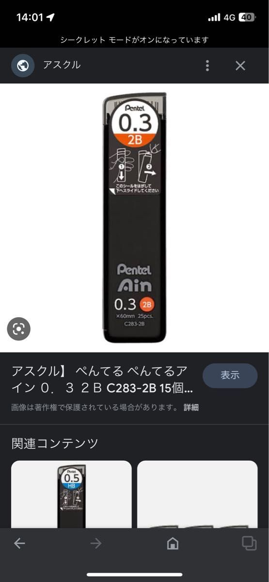 シャー芯 アインシュタイン