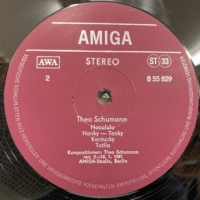 ■即決 FUSION Theo Schumann / Theo Schumann 8 55 829 ej3159 独オリジナル テオ・シューマン_画像2