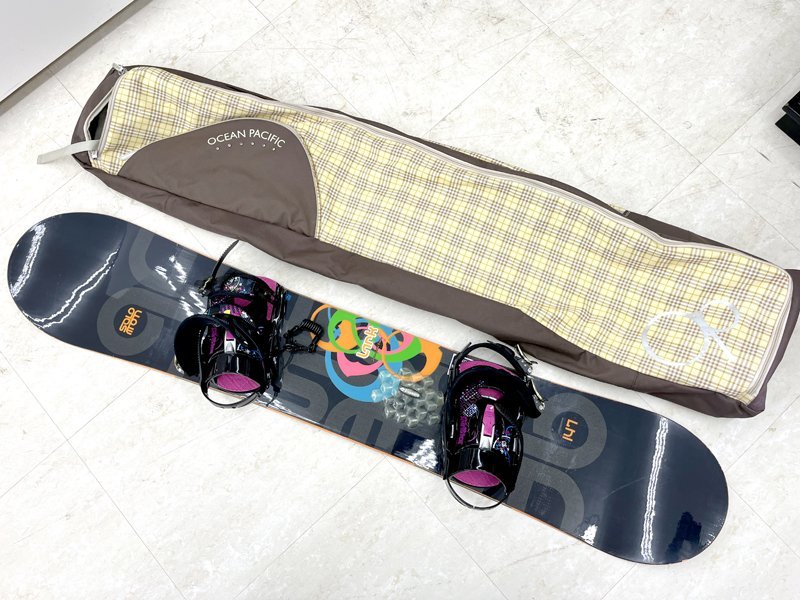 SALOMON サロモン lnrk スノーボード 149cm GIRL STAR ビンディング付き 収納ケースセット スポーツ、レジャー スポーツ別  スノーボード