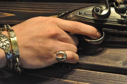  размер 11 galciagarusia шланг колодка серебряный булавка кольцо для ключей R-MHS001SB Horseshoe RING SMALL