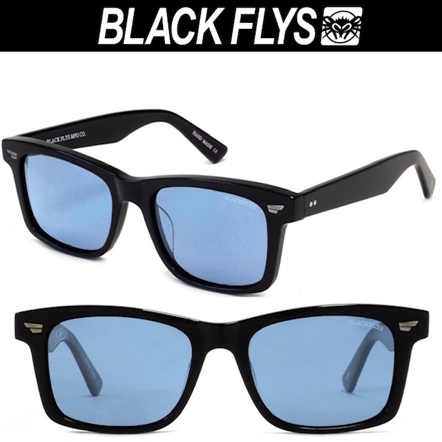 ブルーレンズ ブラックフライ FLY DAYTONA BLACK/Lt.Blue BlackFlys サングラス フライ デイトナ