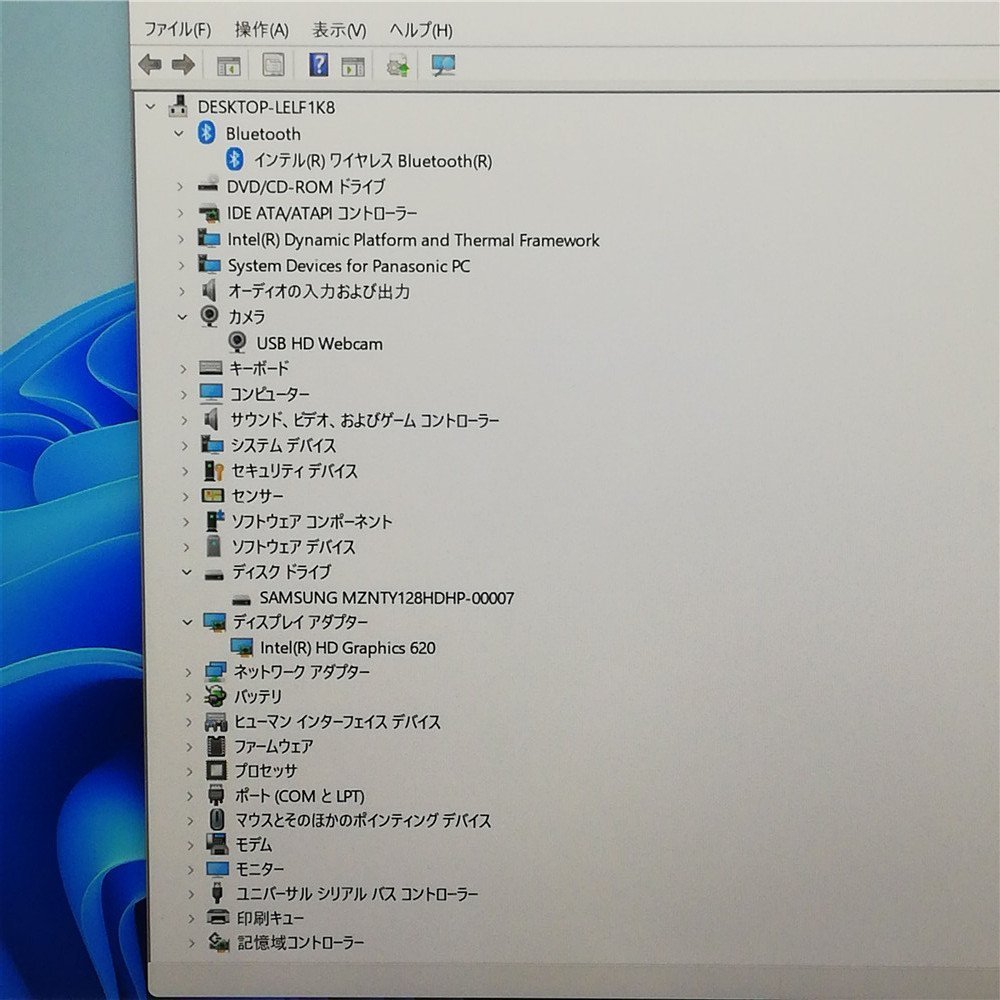 赤字覚悟 日本製 新品SSD 12.1型 ノートパソコン Panasonic CF-SZ6YFLVS 中古 第7世代 i5 8GB DVDRW 無線 Bluetooth カメラ Win11 Office済 - 2