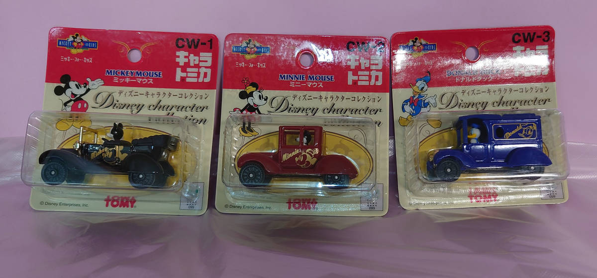 新品 キャラ トミカ ディズニーキャラクターコレクション・ディズニーキャラクターコレクション CW-1,2,3 ST-ディズニー_画像1