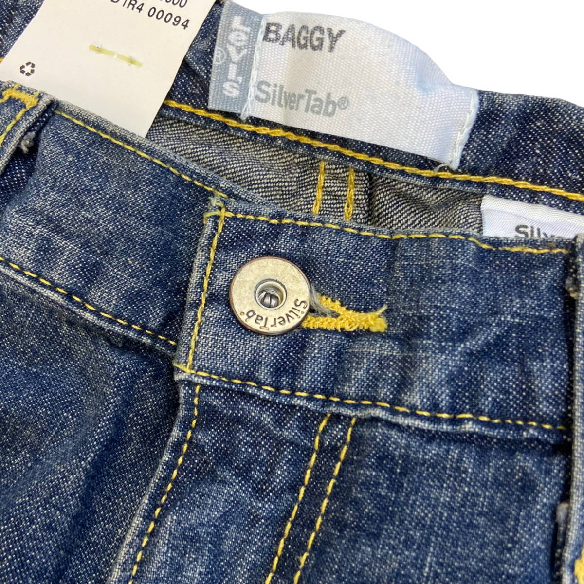 Dead Stock 新品 Levis Silver Tab シルバータブ ジーンズ W31 L32 BAGGY バギー デニム パンツ US企画 Levi's リーバイス _画像6