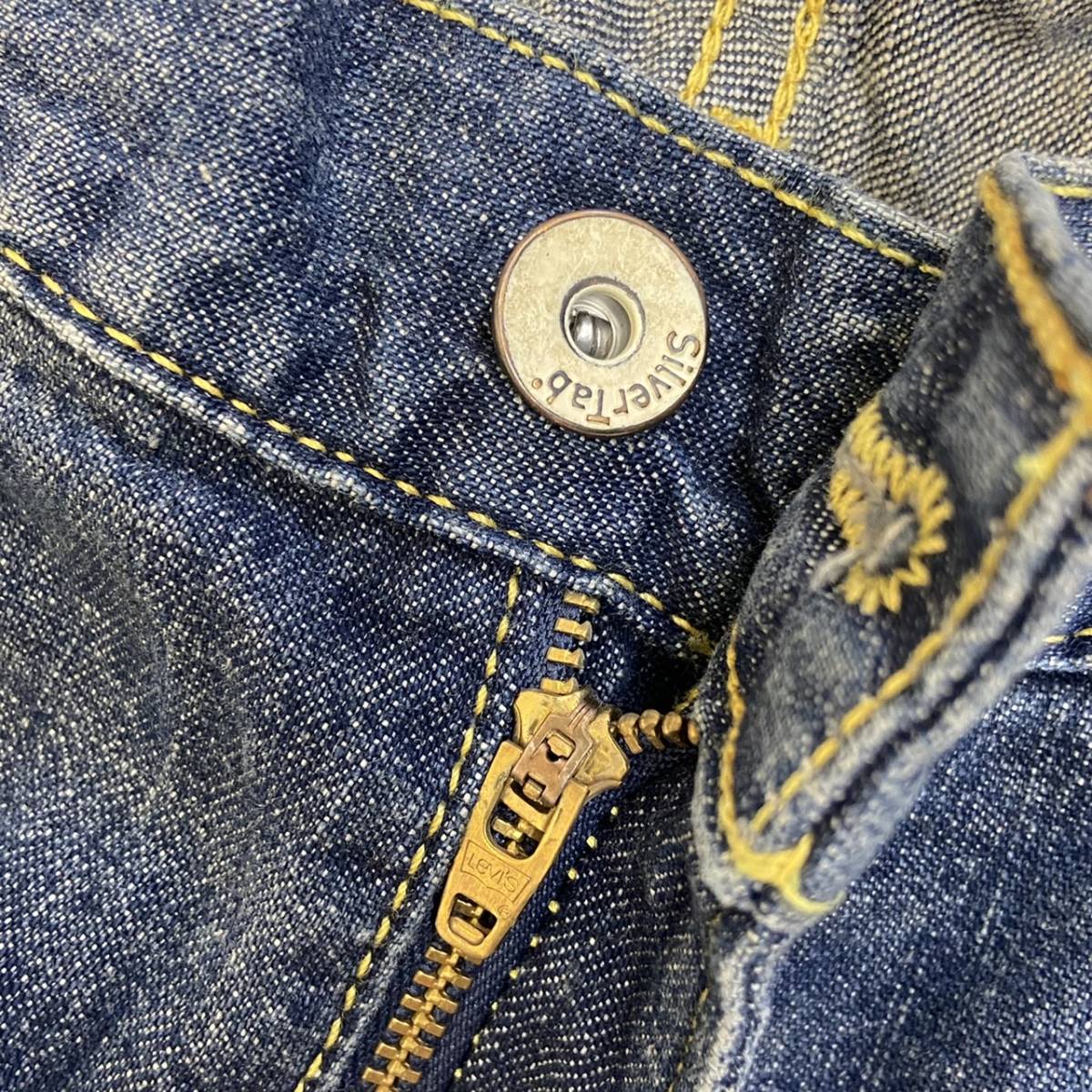 Dead Stock 新品 Levis Silver Tab シルバータブ ジーンズ W31 L32 BAGGY バギー デニム パンツ US企画 Levi's リーバイス _画像5