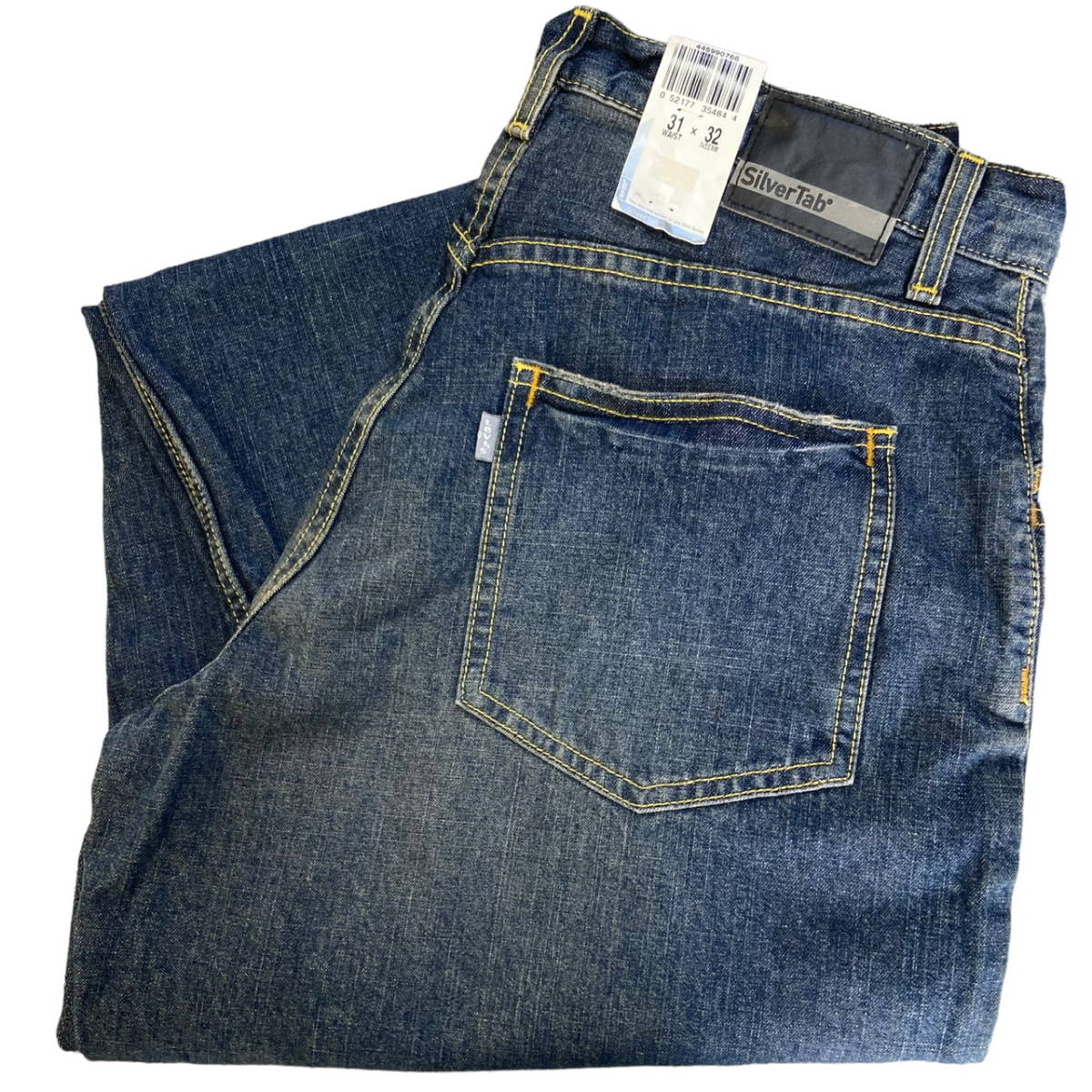 Dead Stock 新品 Levis Silver Tab シルバータブ ジーンズ W31 L32 BAGGY バギー デニム パンツ US企画 Levi's リーバイス _画像1