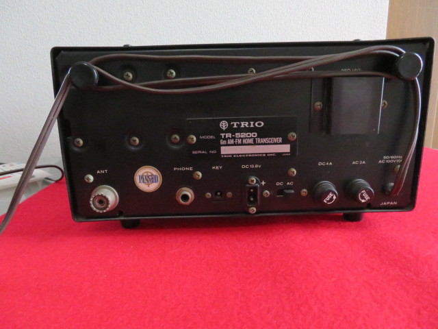 TR-5200 TRIO 50MHz AM/FM SSB(受信) 本体は奇麗な方ですが、送受信不調 要修理 ジャンクの画像8