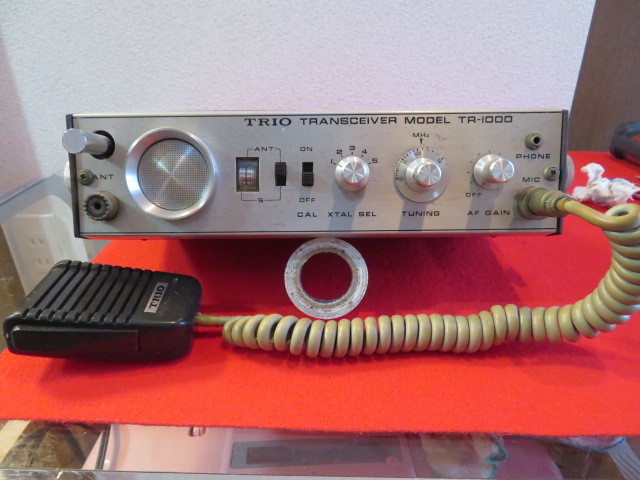 TR-1000 トラセン TRIO トリオ 50MHz AM１W ポータブルトランシーバー 受信 VFO 50～52MHz 送信5ch HC-6U クリスタル  の画像1