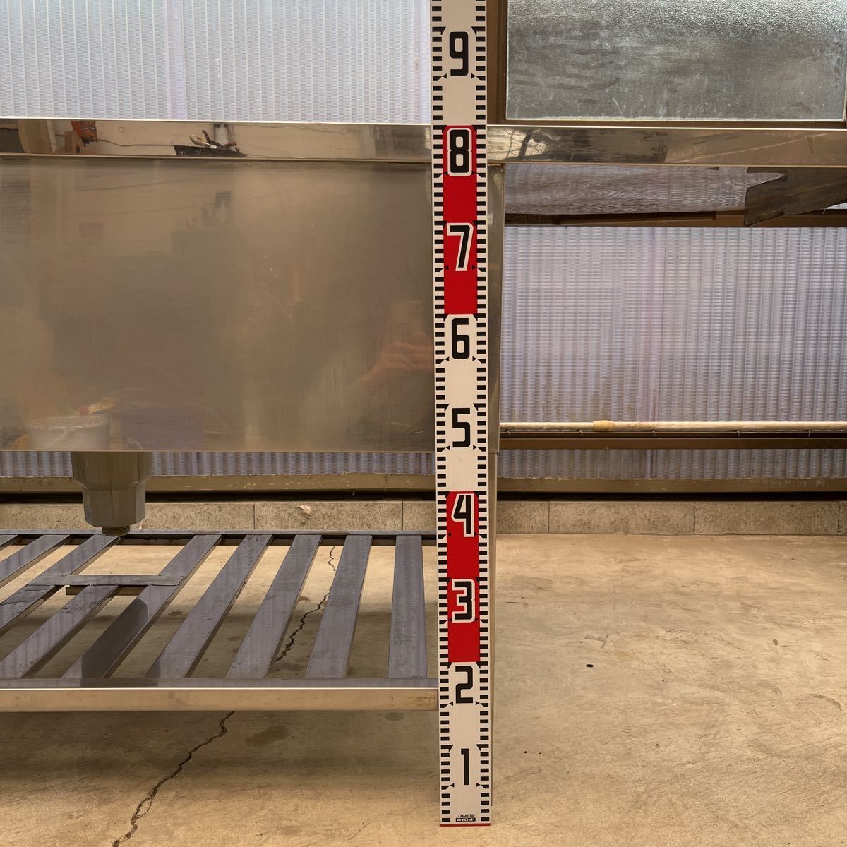 インボイス登録店 ソイルドシンクW2100×D750×H800mm 脚欠品 インボイス登録店 ソイルドシンクW2100×D750×H800mm 脚欠品