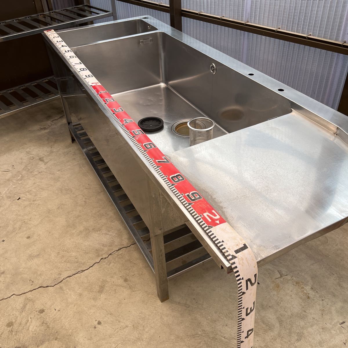 インボイス登録店 ソイルドシンクW2100×D750×H800mm 脚欠品 インボイス登録店 ソイルドシンクW2100×D750×H800mm 脚欠品