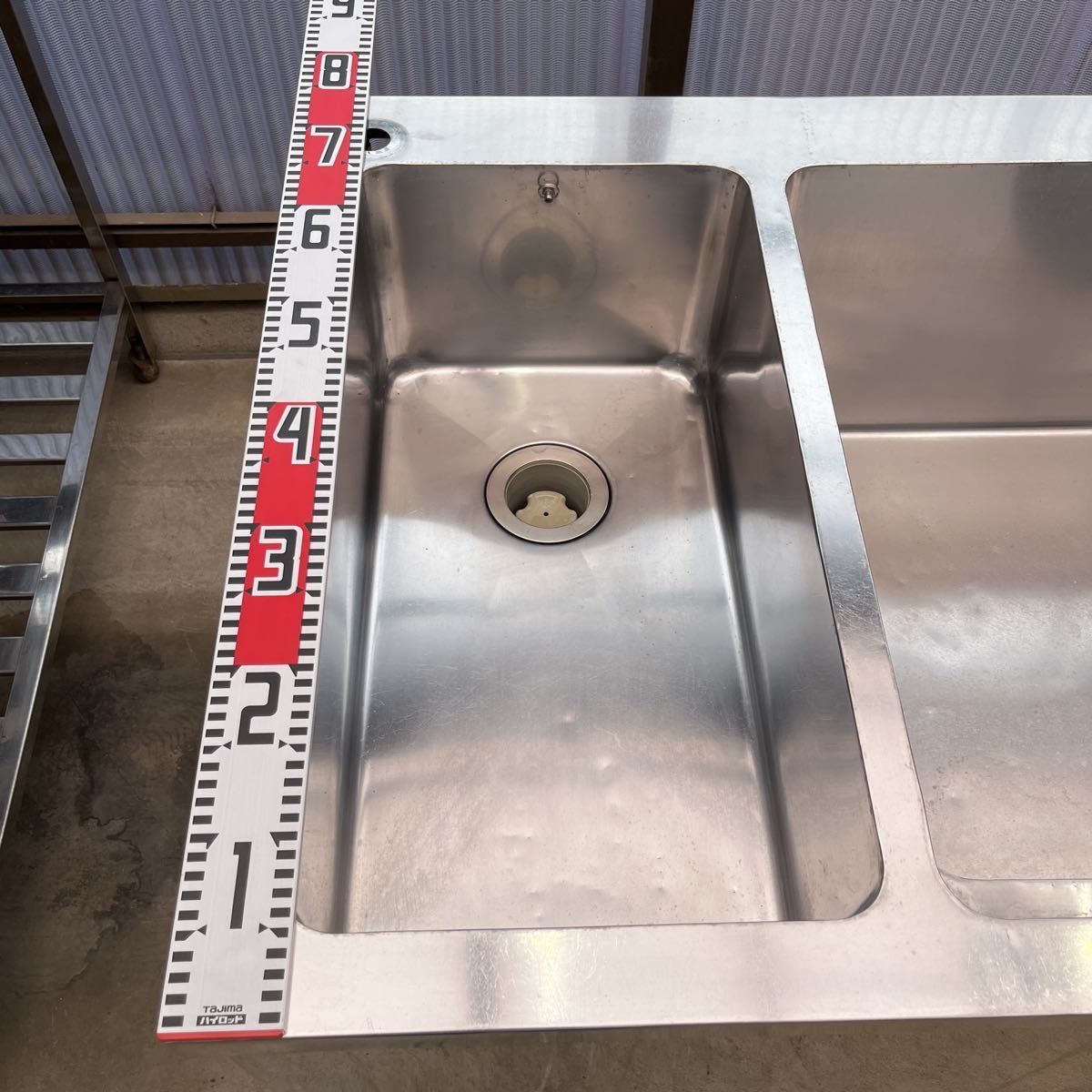 インボイス登録店 ソイルドシンクW2100×D750×H800mm 脚欠品 インボイス登録店 ソイルドシンクW2100×D750×H800mm 脚欠品