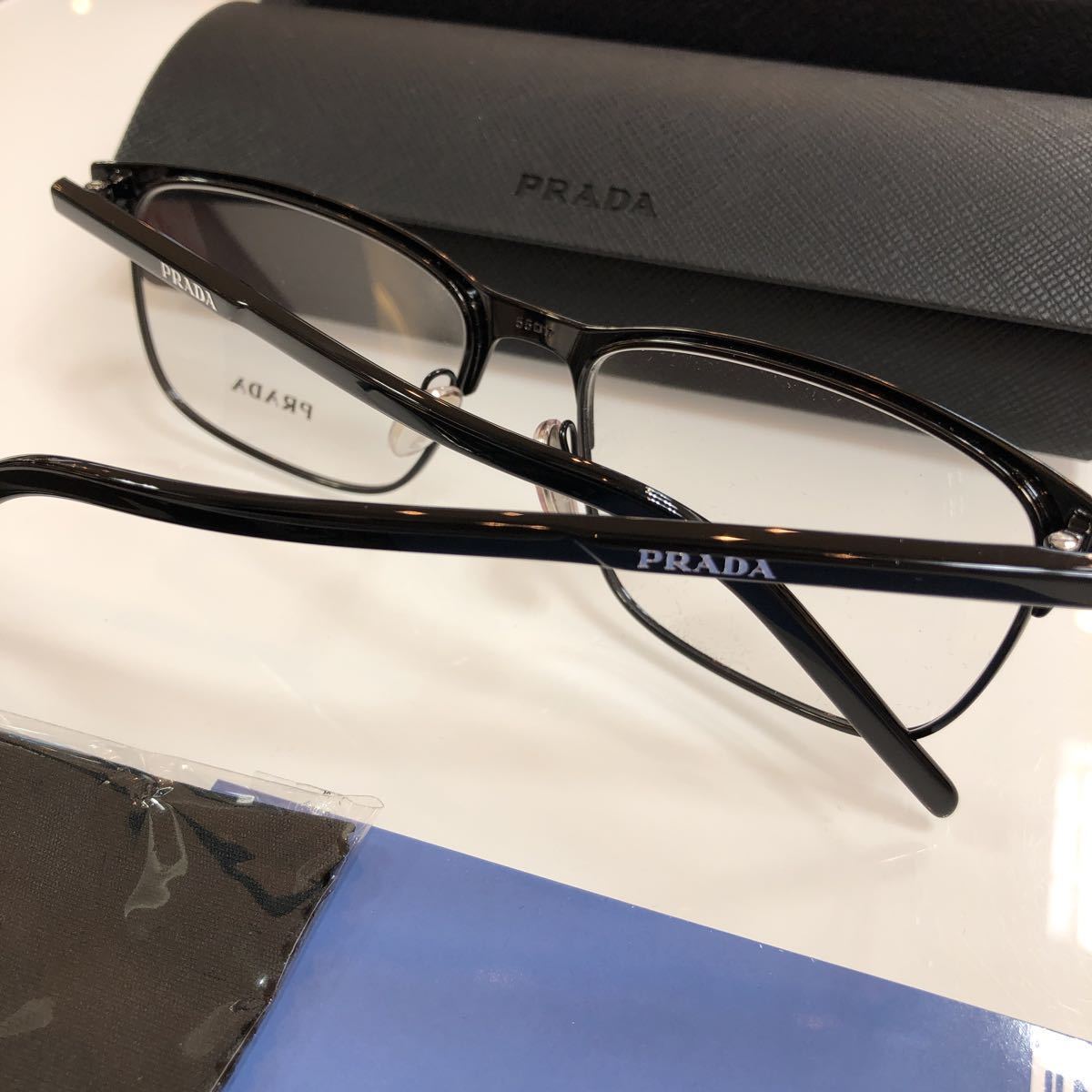 売店 PRADA プラダ 眼鏡 メガネ フレーム VPR66Y-1AB-55 ブラック
