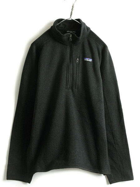 人気 黒 ■ 19年製 パタゴニア ベターセーター 1/4 ジップネック メンズ L Patagonia フリース ジャケット ニット プルオーバー アウトドア
