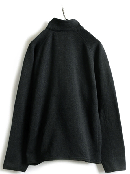 人気 黒 ■ 19年製 パタゴニア ベターセーター 1/4 ジップネック メンズ L Patagonia フリース ジャケット ニット プルオーバー アウトドア_画像6