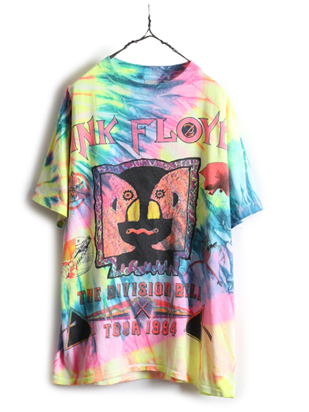 90s ☆ ピンクフロイド 1994 ツアー プリント タイダイ 半袖 Tシャツ