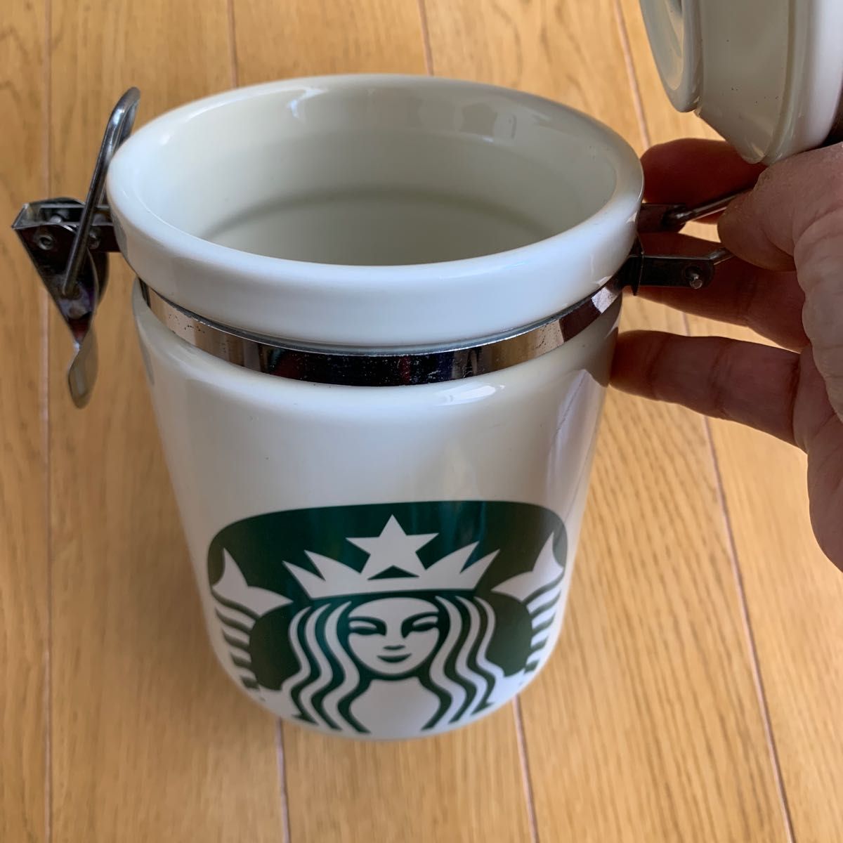 スターバックス スタバ STARBUCKS キャニスター 保存容器 陶器 スターバックス スタバ STARBUCKS キャニスター 保存容器 陶器