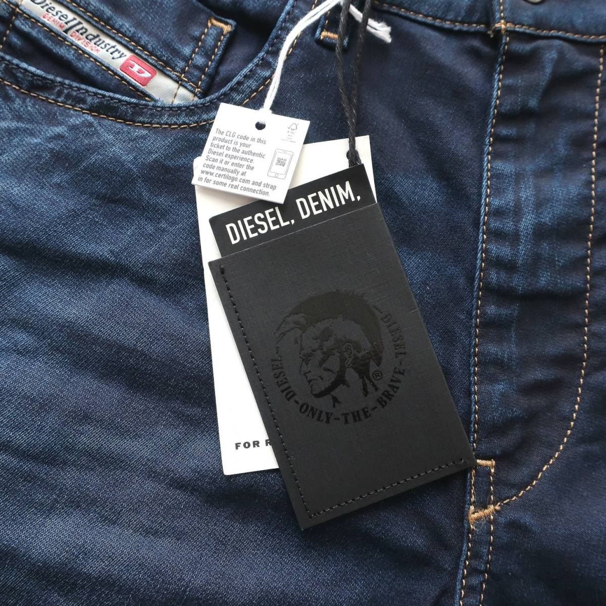 新品 DIESEL ジョグジーンズ DSTRUKT 超ストレッチ デニム W34