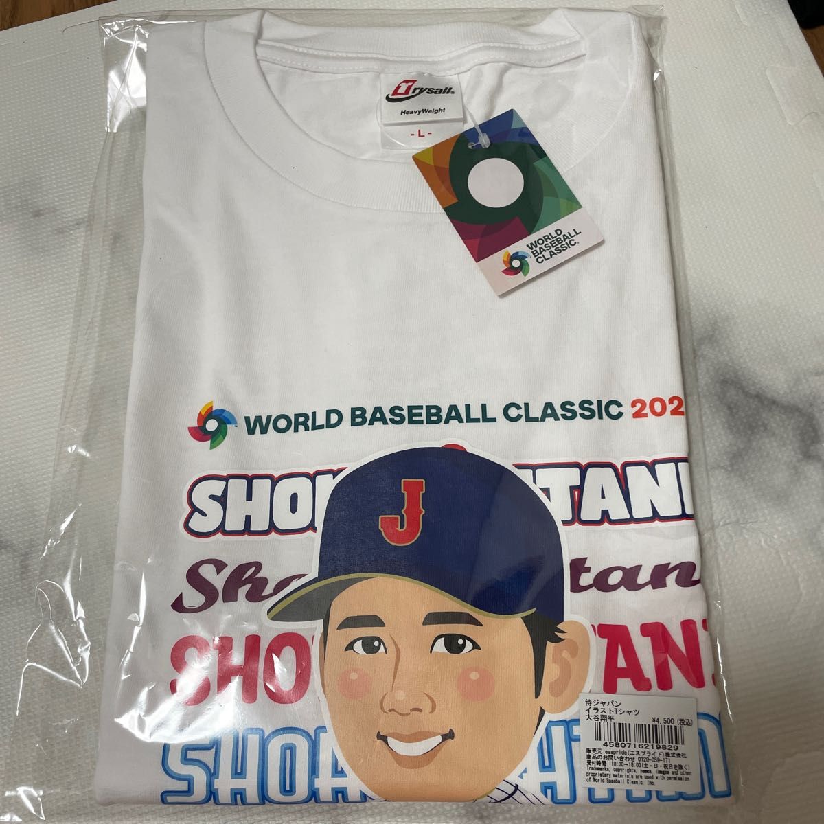 大谷翔平選手 2023 WBCイラストTシャツ Lサイズ 新品未使用