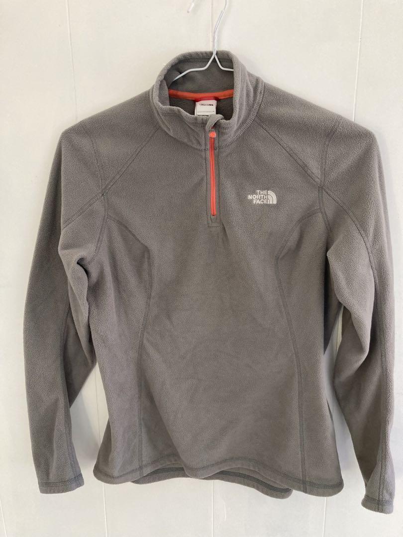 US輸入古着 ノースフェイス ハーフジップフリース レディースM