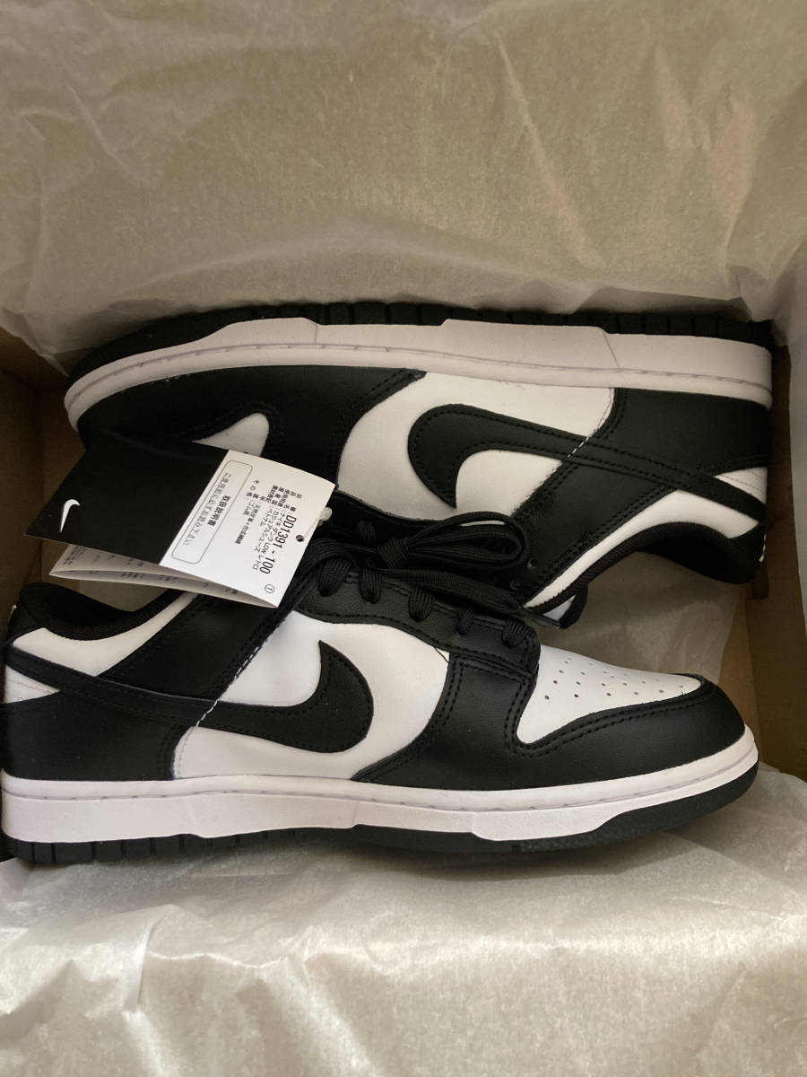 売り切り御免！】 ダンク ナイキ US9 27cm BLACK WHITE RETRO LOW DUNK