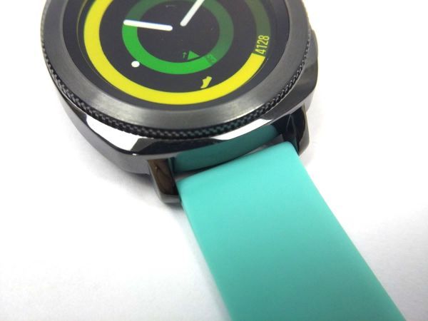 スポーツバンド 交換用腕時計ベルト シリコン ストラップ 20mm グリーン_画像5