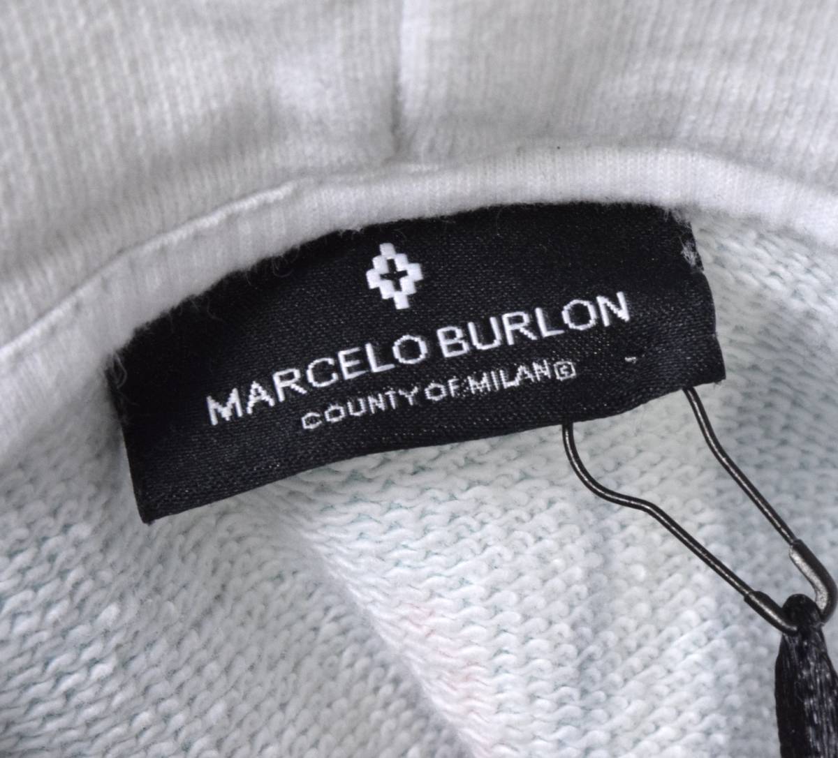 未使用5.3万 MARCELO BURLON マルセロバーロン Wings プリント パーカー XL_画像7