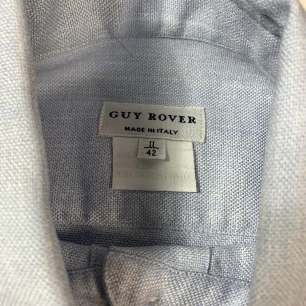 GUY ROVER ギローバー コットンシャツ スカイブルー 42 C4267_画像5