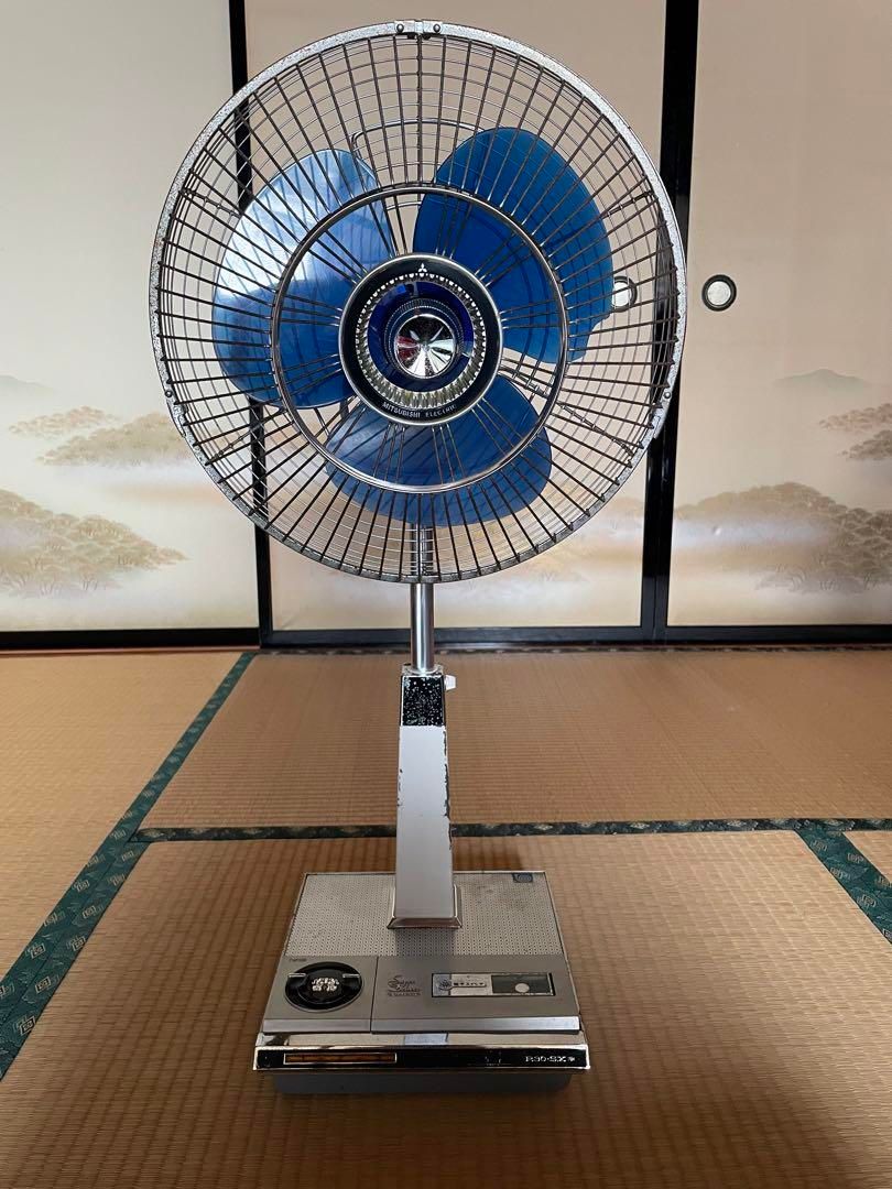 三菱 昭和レトロ扇風機-