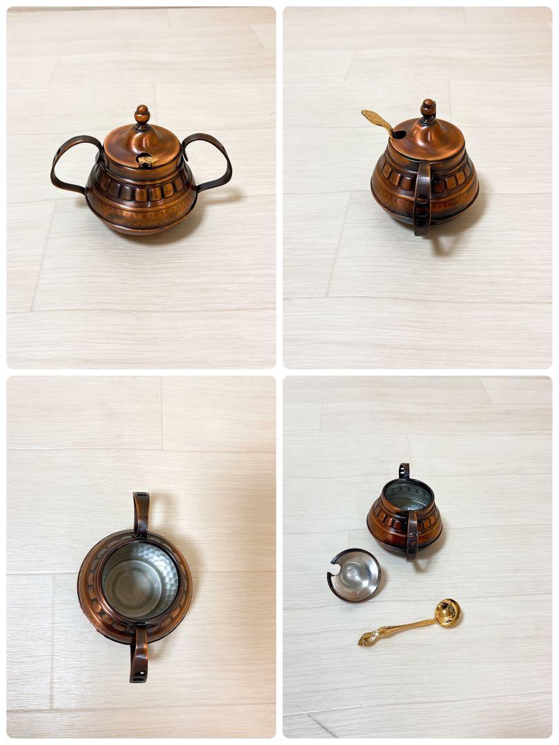 銅エレガンス ブロンズ コーヒーサーバー4点セット 美品