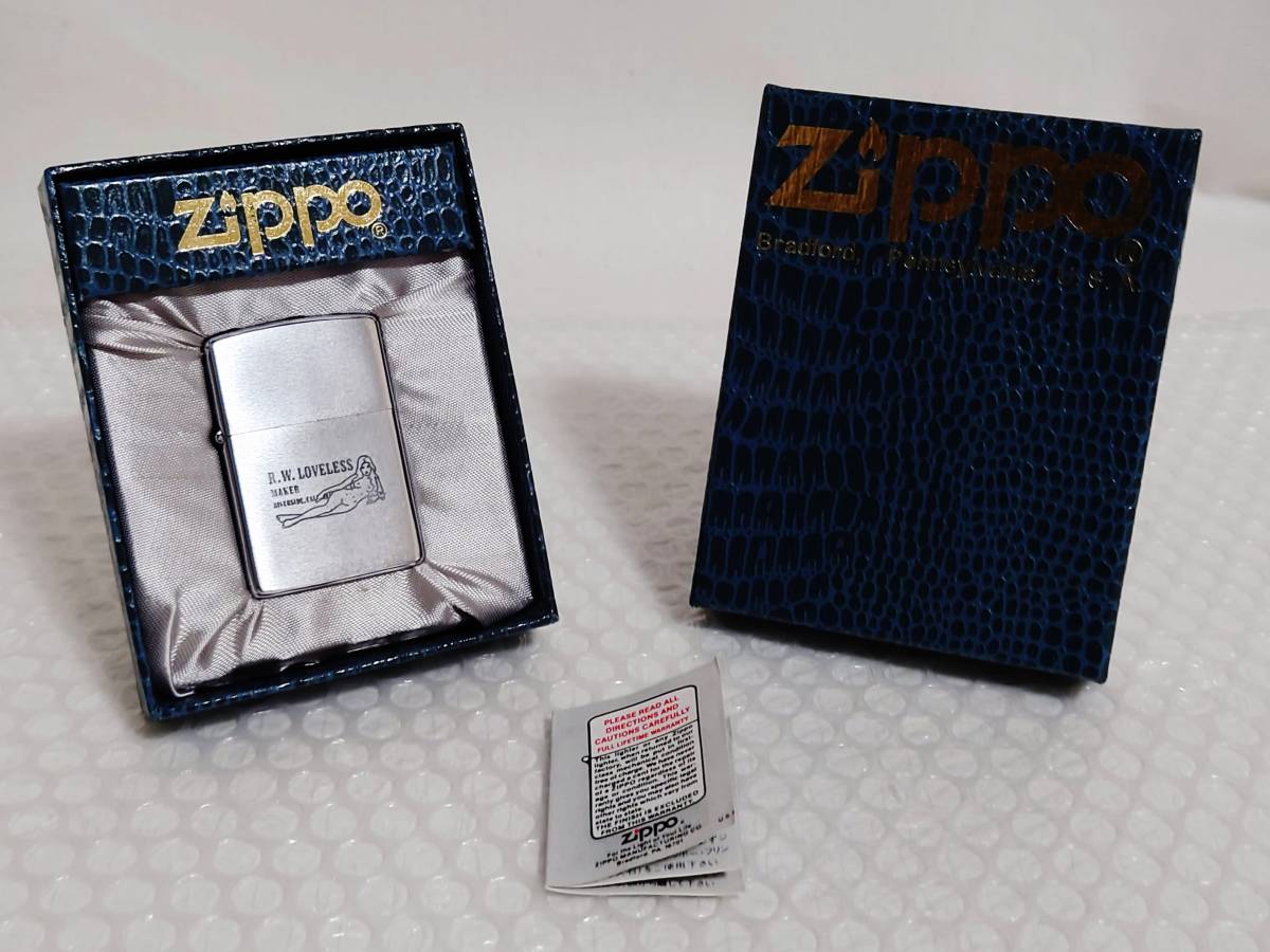 展示品+廃盤品　Zippo　R.W.LOVELESS　1991　ロバート・ウォルドーフ・ラブレス