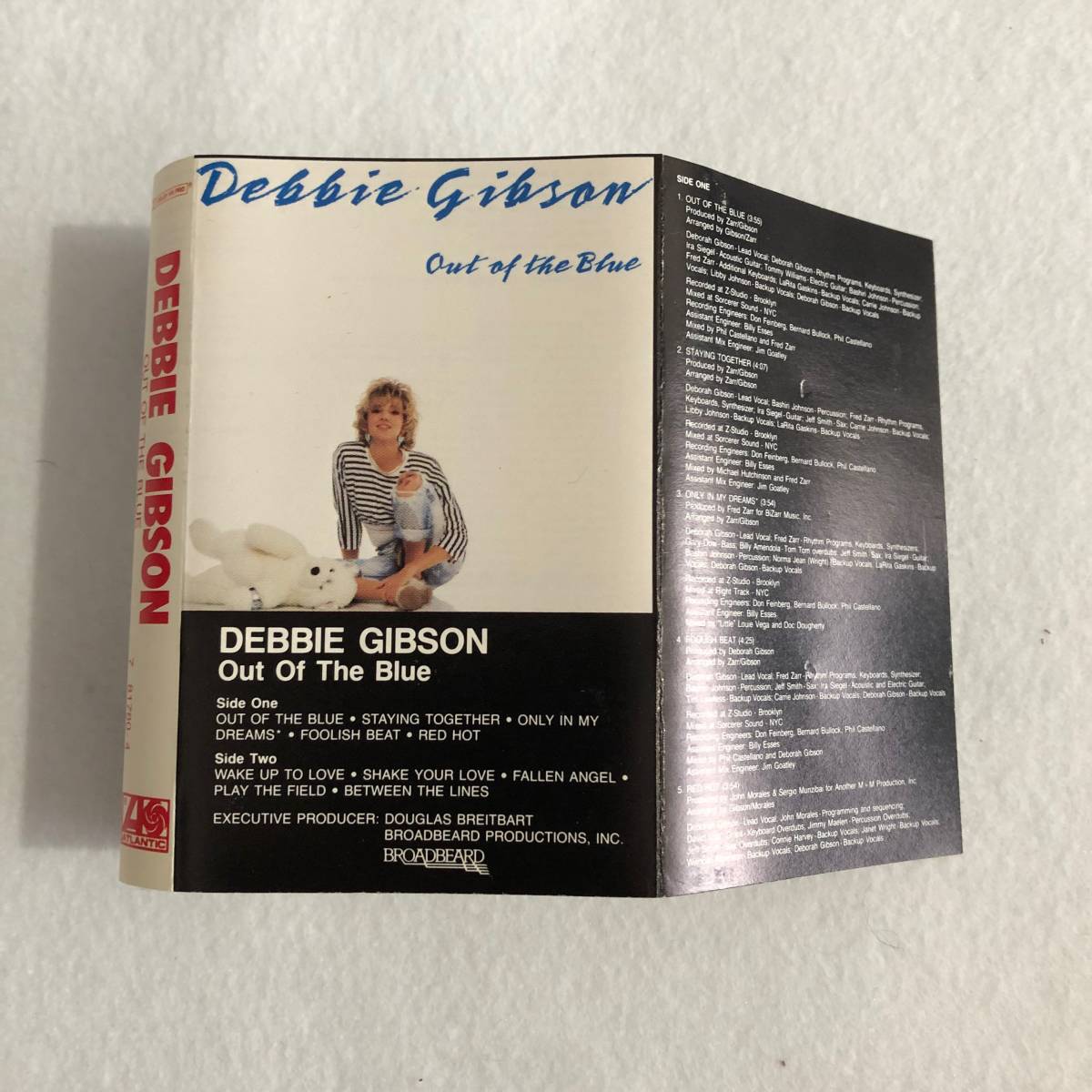 中古カセット Debbie Gibson Out Of The Blue デビー・ギブソン アウト・オブ・ザ・ブルー Atlantic 7 81780-4 US盤 _画像5