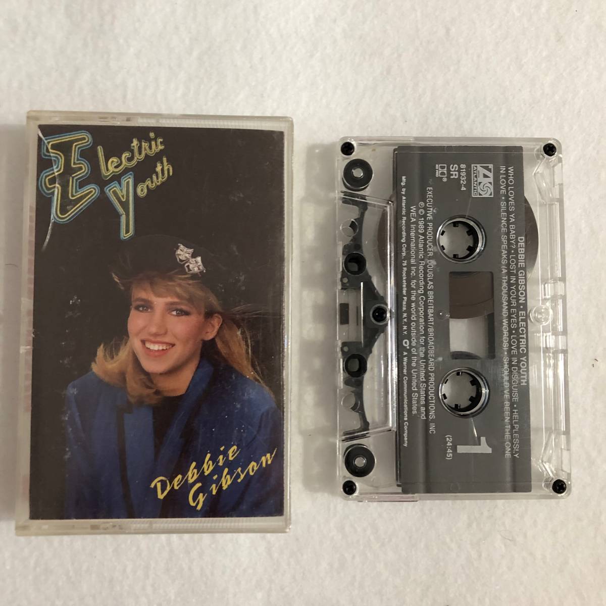 中古カセット Debbie Gibson Electric Youth デビー・ギブソン エレクトリック・ユース Atlantic 7 81932-4 US盤 の画像1