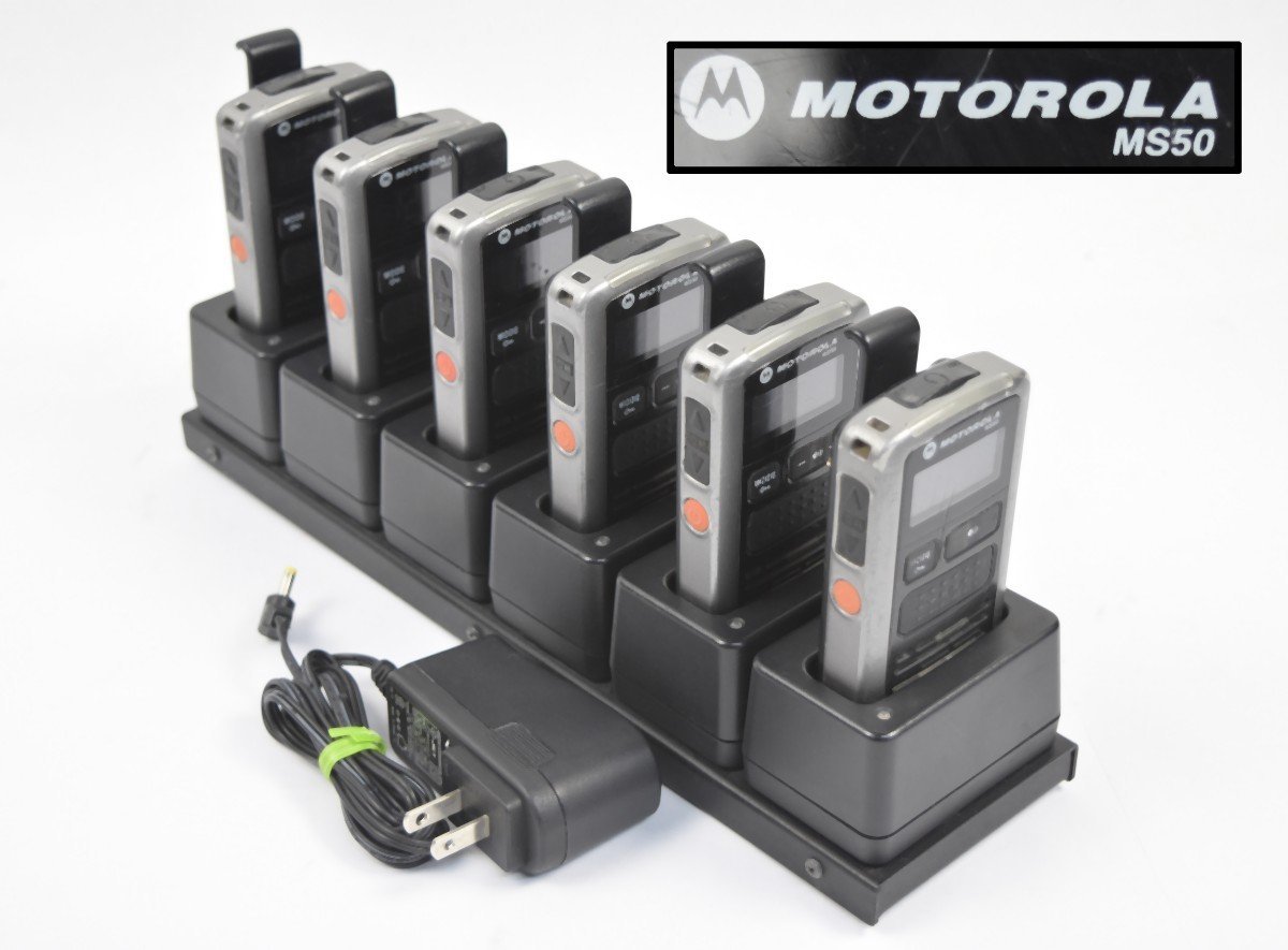 動作OK 6台セット] MOTOROLA モトローラ 特定小電力 トランシーバー ...