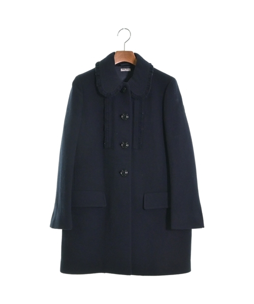 Miu Miu turn-down collar coat lady's MiuMiu used old clothes 