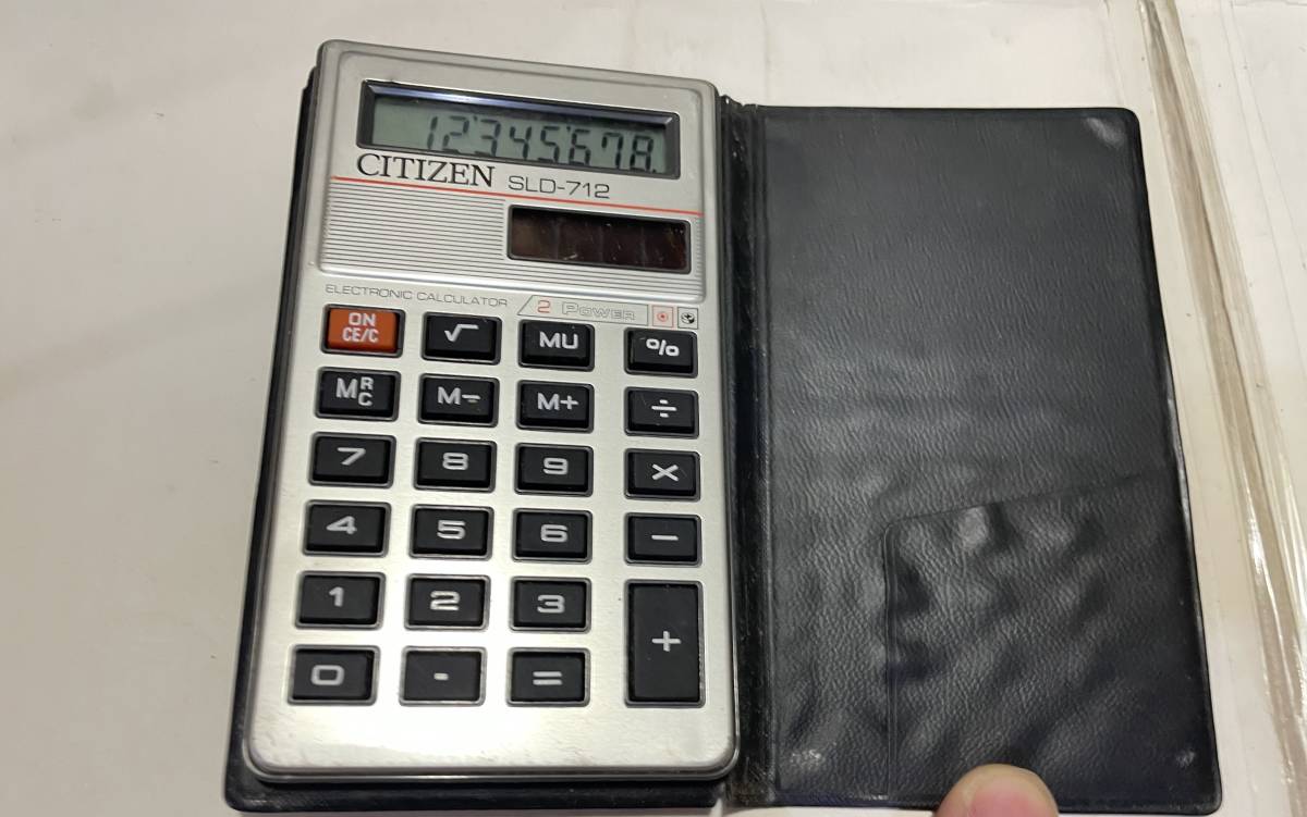  retro calculator Citizen SLD-712