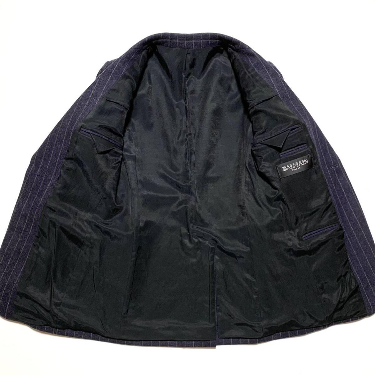 ヤフオク! - ☆良品 バルマン BALMAIN カシミヤ混 ウール 1B...