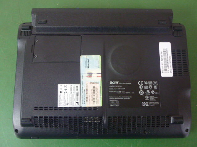 送料無料/DCジャック不良 □ ミニノートPC/acer ASPIRE one/ZG5(管