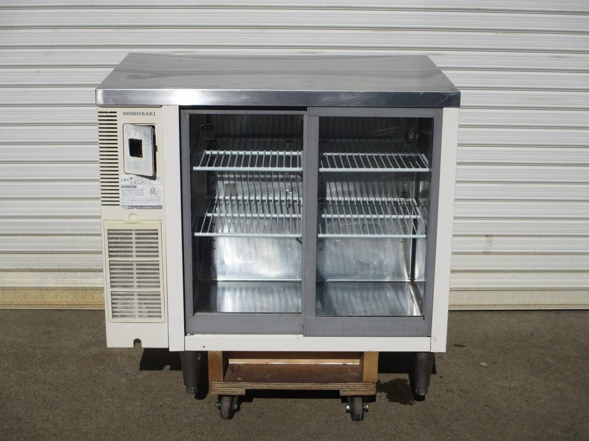 y2092-12　業務用　ホシザキ　台下冷蔵ショーケース　150L　RTS-90STB2　2013年製　100Ｖ　W900×D600×H850　店舗用品　　厨房のサムネイル