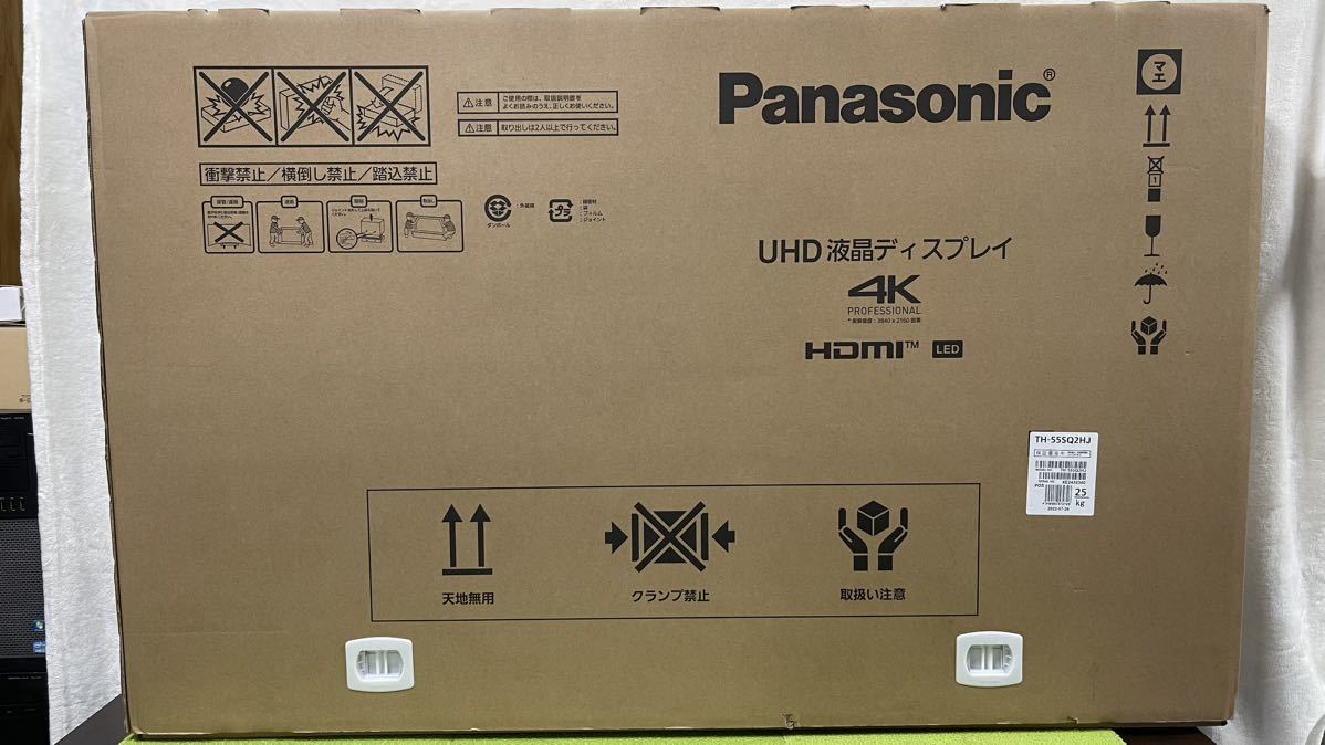 未使用　4Kスタンダードディスプレイ サイネージ TH-55SQ2HJ パナソニック Panasonic 55v型 4K UHD 液晶ディスプレイ_画像1