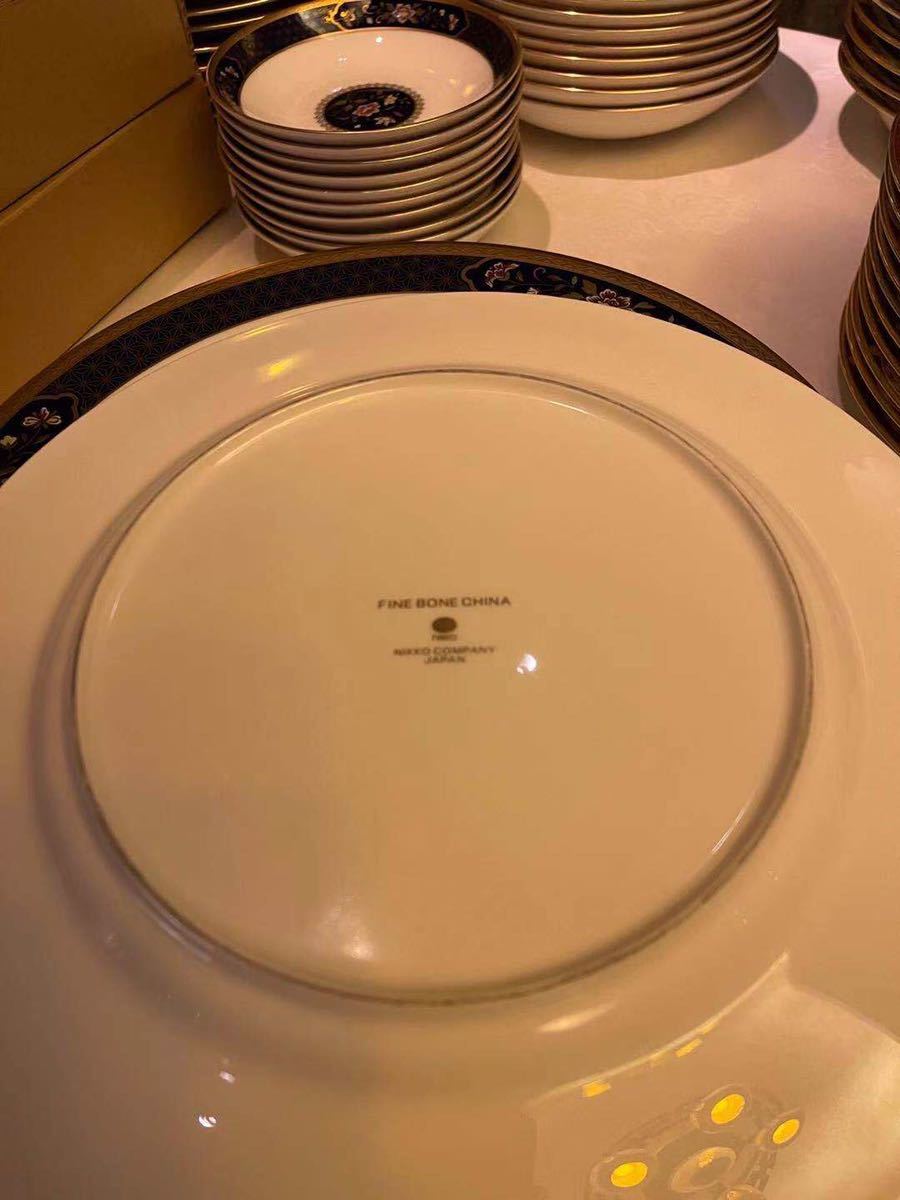 10枚セット　ニッコー　ファインボーンチャイナ 大皿　ディナープレート　直径27cm_画像3