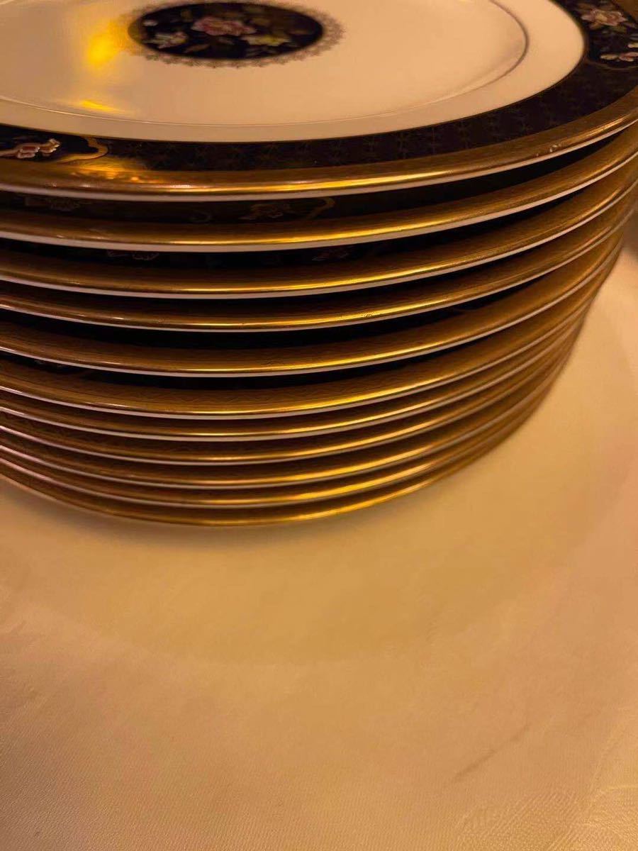 10枚セット　ニッコー　ファインボーンチャイナ 大皿　ディナープレート　直径27cm_画像4