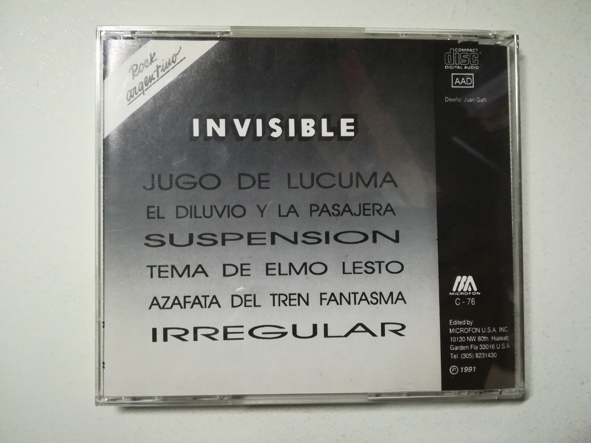 【CD】Invisible - s.t. 1974年(1991年カナダ盤) アルゼンチンサイケ/プログレ/ジャズロック/ブルースロック_画像2