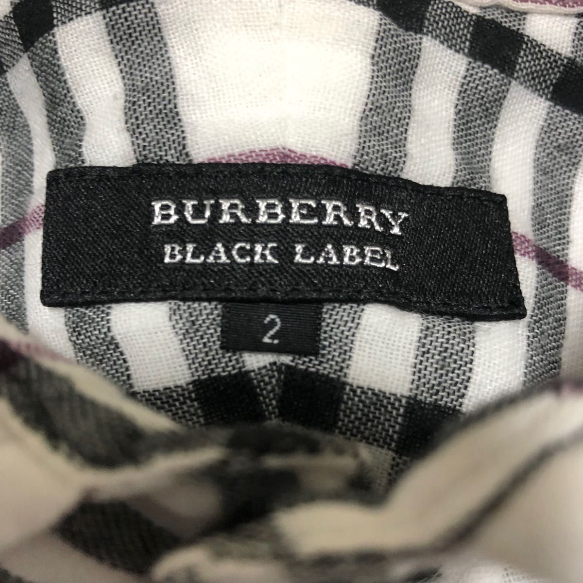 BURBERRY BLACK LABEL バーバリーブラックレーベル ノバチェック 長袖シャツ　未使用に近い　美品　価格交渉OK