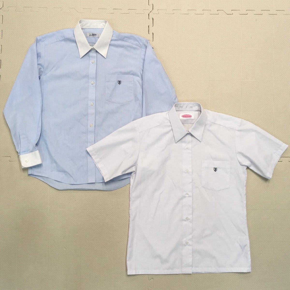 (T)A104(中古)茨城県 茨城高校 8点セット /S/M/W63/W66/ブレザー/セーター/ベスト/ブラウス/スカート/ネクタイ/制服/学生服/卒業生品_画像6