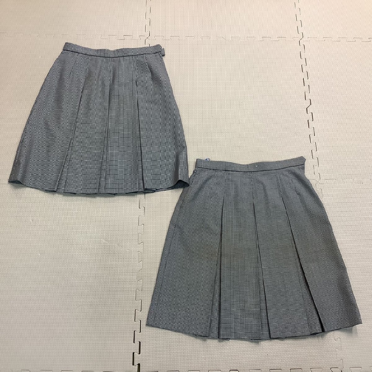 I251 (中古) 茨城県 岩瀬日本大学高校 旧制服 6点セット /大きめ/LL/W71/ブレザー/セーラー/ブラウス/スカート/リボン/冬夏/千鳥/学生服_画像4