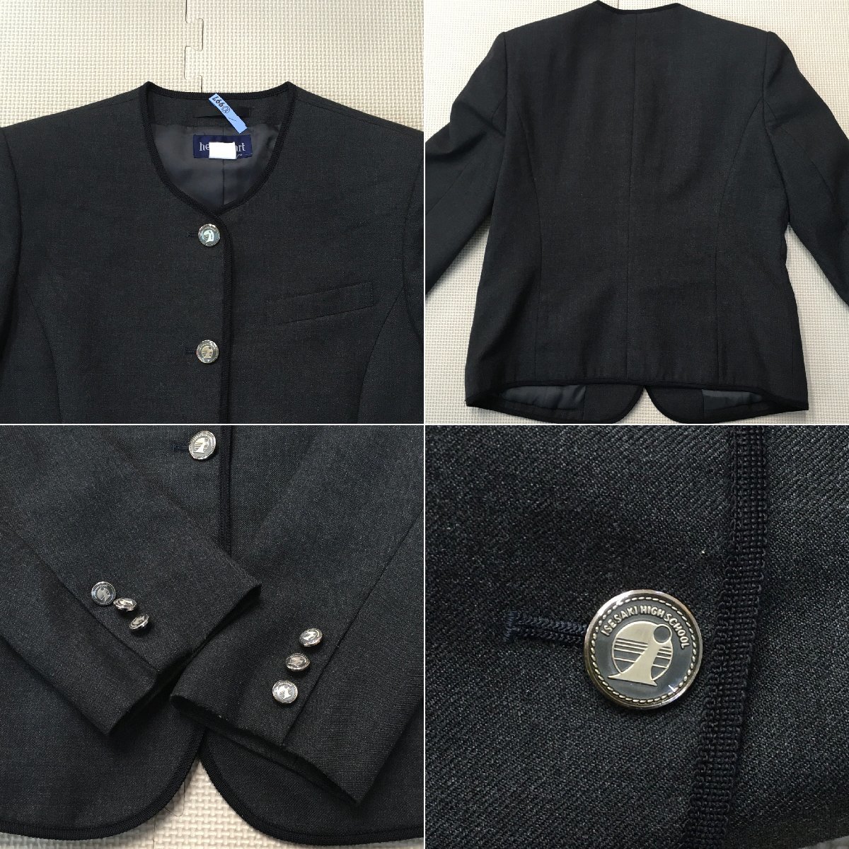 T)A994(中古)群馬県 伊勢崎高校 5点セット /160A/L/W63/ブレザー T)A994(中古)群馬県 伊勢崎高校 5点セット /160A/L/W63/ブレザー