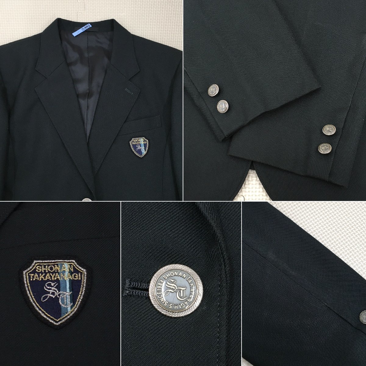 人気 ブランド チェック - Yahoo!オークション AS726-1(中古)千葉県 7点 沼南高柳高校 学生服