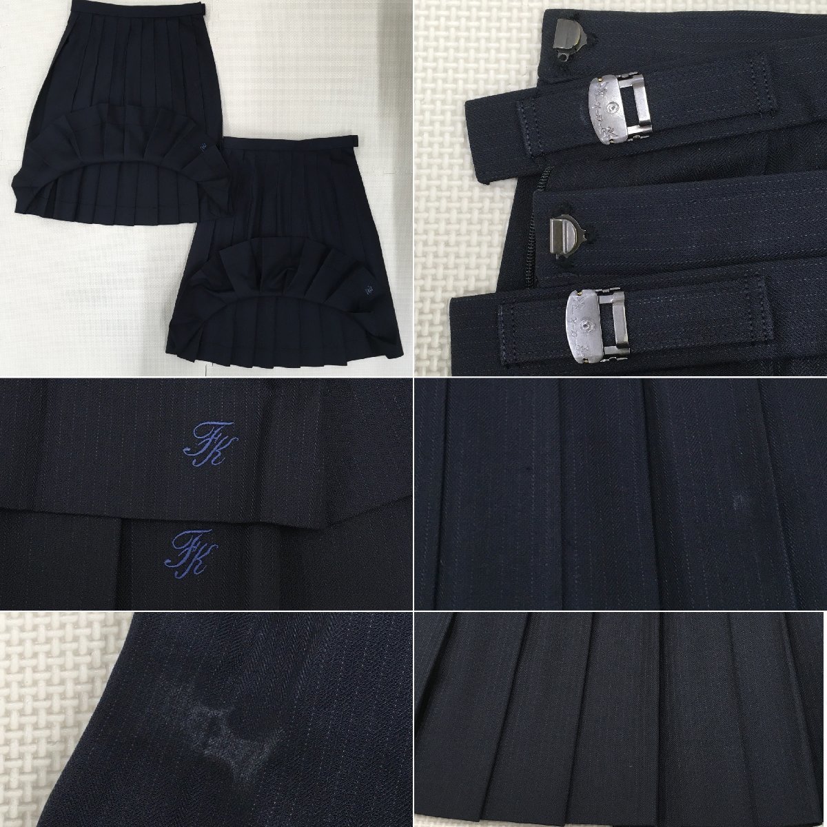 2024-25 秋冬新作 AS726-2()千葉県 船橋啓明高校 8点セット /S/M/L/W66/ブレザー/ 学生服
